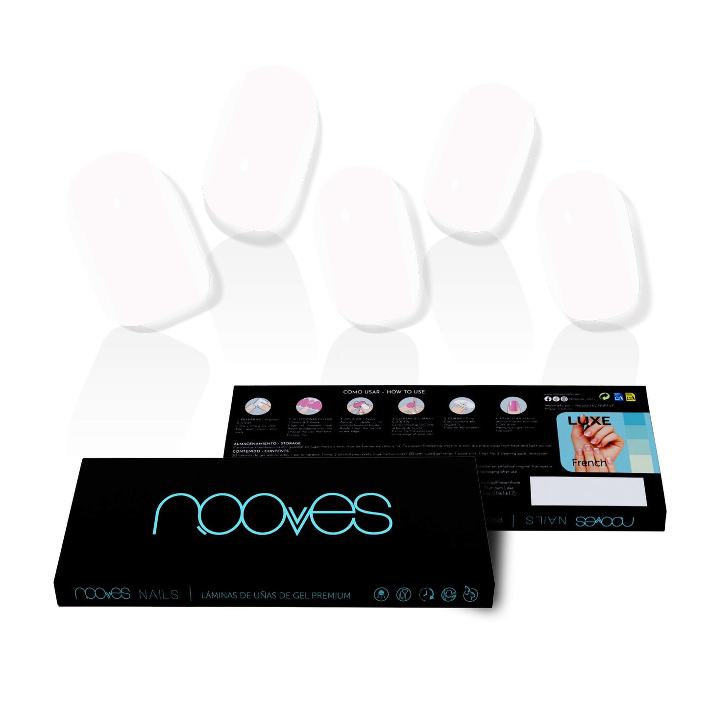 Láminas de Gel - Snow White - Nooves Nails-4