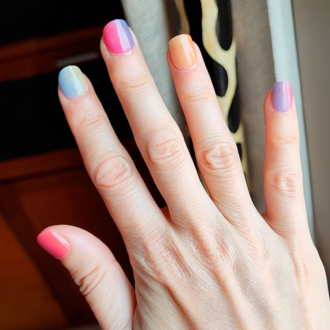 Láminas de Gel - Rainbow - Nooves Nails-3