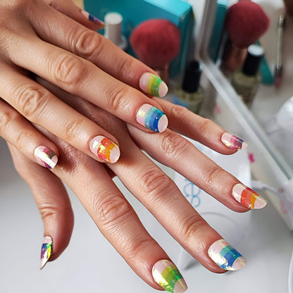 Láminas de Gel - Rainbow Star - Nooves Nails-4