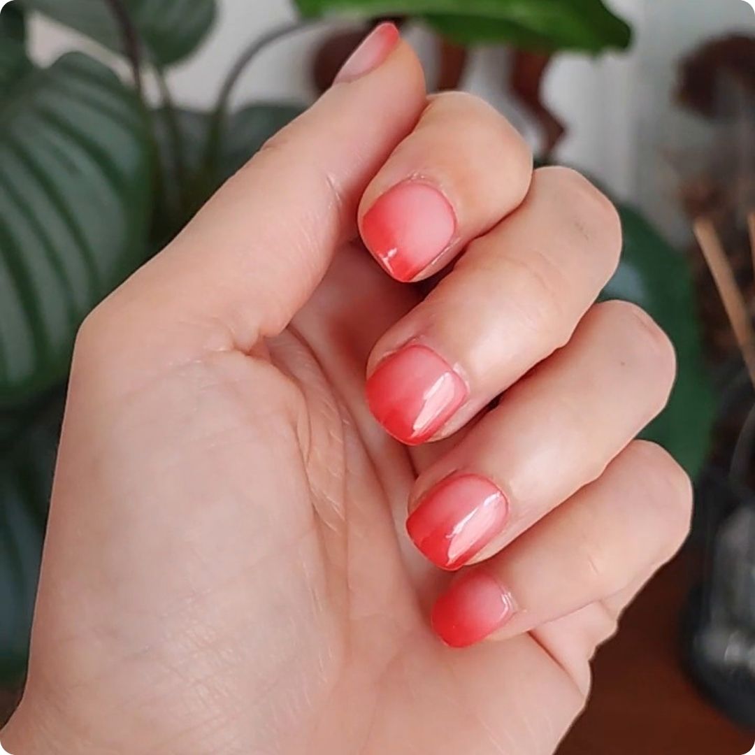 Láminas de Gel - Cherry Blossom -  ¡Cambian de color!  - Nooves Nails-1