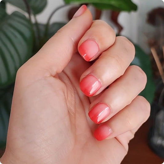 Láminas de Gel - Cherry Blossom -  ¡Cambian de color!  - Nooves Nails-1