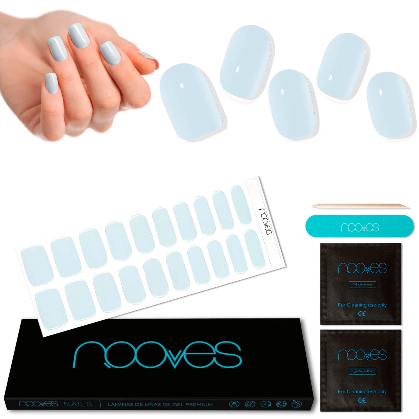 Láminas de Gel - Blue Salt - Nooves Nails-4