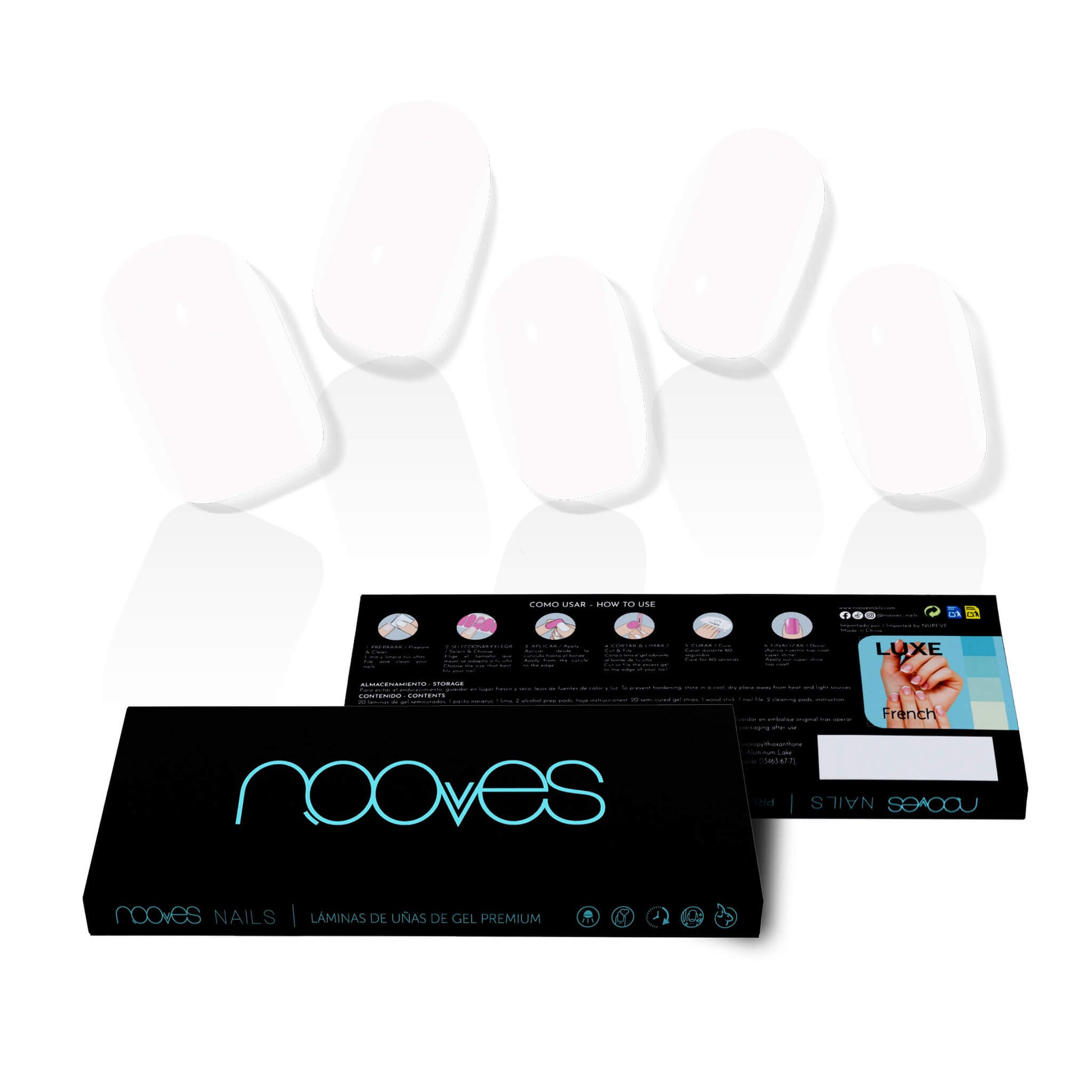 Láminas de Gel - Snow White - Nooves Nails-4